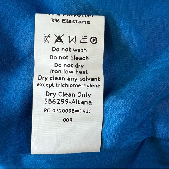 House of CB Altana Vibrant Blue Strapless Maxi Dress with Cutout - Picture 11 of 16